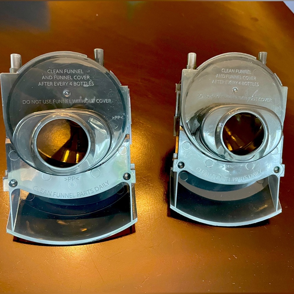 Replacement Funnels (2) for Baby Brezza Formula Pro